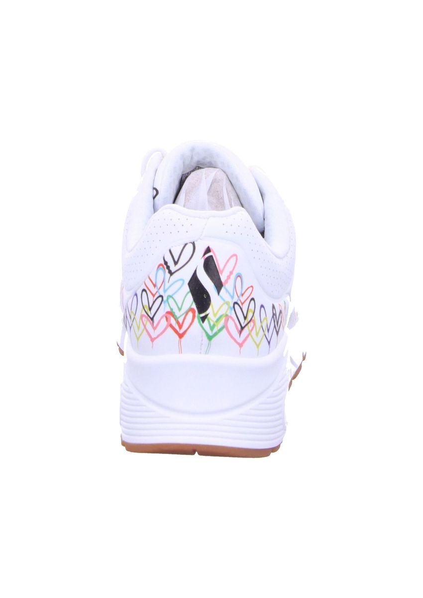 SKECHERS® Uno Sneaker "Love all Around", Belüftungslöcher, für Damen, weiß, 36