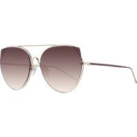 Moderne Pilotenbrille mit goldenem Rahmen