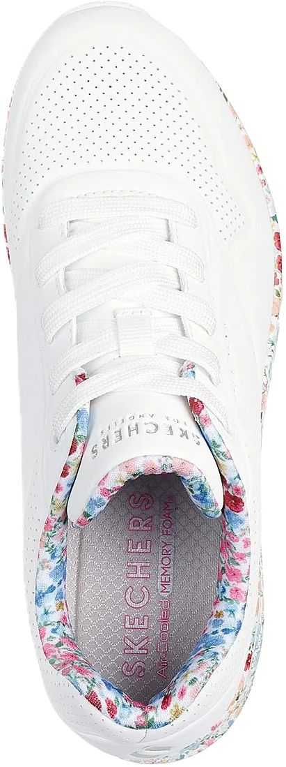 SKECHERS® Uno Sneaker "Majestic Garden", Memory Foam, für Damen, weiß, 36
