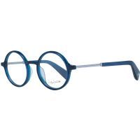 Runde blaue Acetat-Brillenfassungen