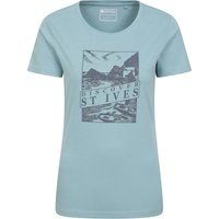 Mountain Warehouse - "Discover St Ives" T-Shirt für Damen (Blau)