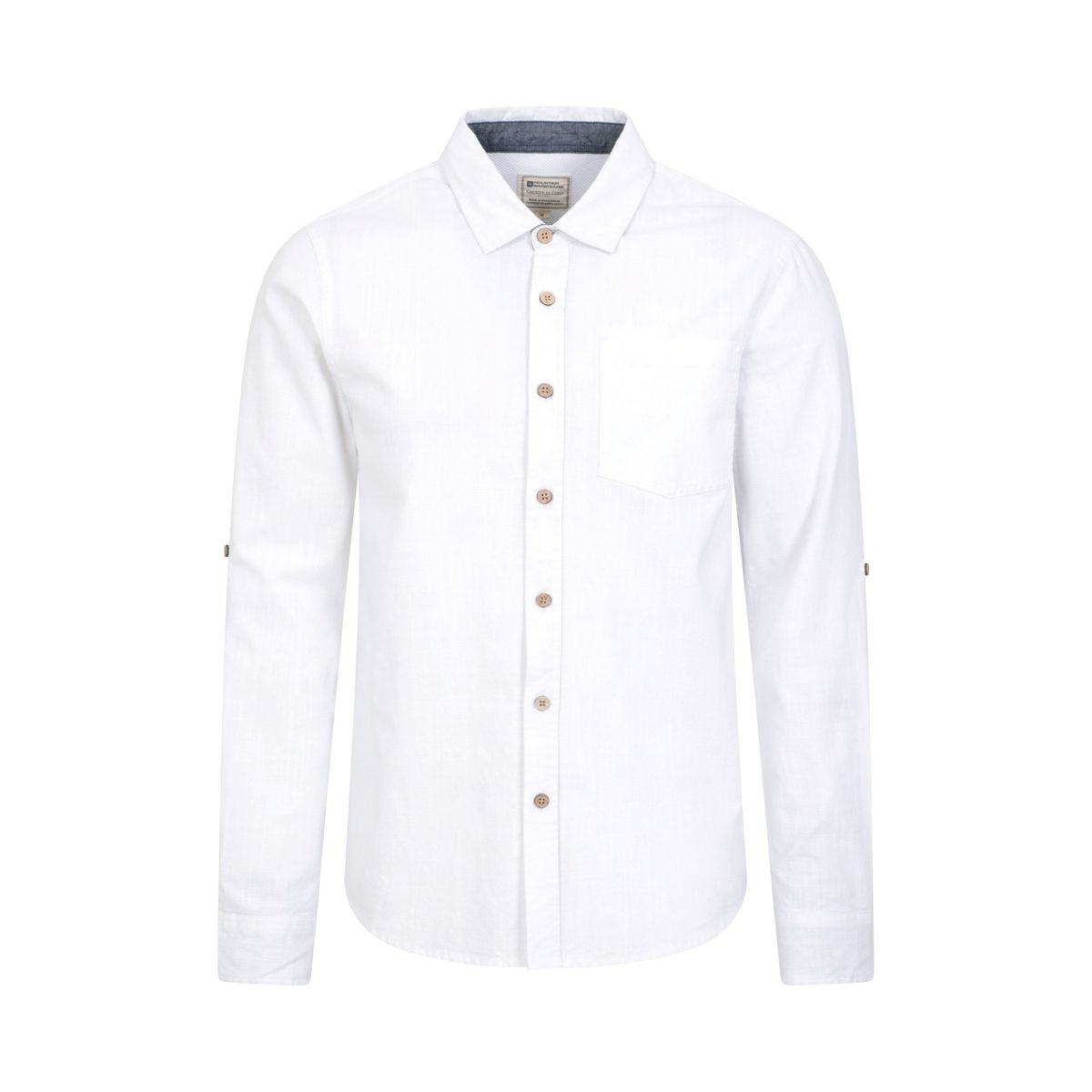Herren Langarm Button-Down Hemd