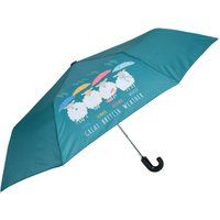 Mountain Warehouse - Faltbarer Regenschirm Floral Wandern (Petrol)