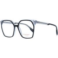 Quadratische Brille mit kräftigen schwarzen Rahmen