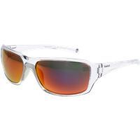 Sportliche Sonnenbrille mit klarem Rahmen