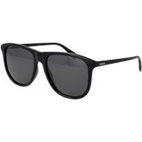 Klassische schwarze Sonnenbrille mit Vollrand