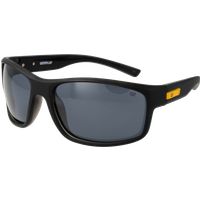 Herren Sonnenbrille mit rechteckigem, schwarzen Rahmen