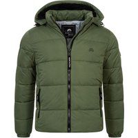 Herren Winter Steppjacke mit Kapuze