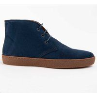 Blauer Wildleder Chukka Stiefel