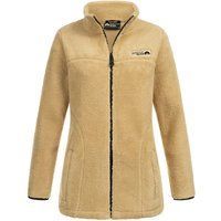 Sherpa Fleece Jacke mit Reißverschluss für Damen