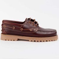 Leder Bootsschuh mit Profilsohle