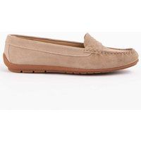 Klassischer Wildleder-Loafer Mokassin