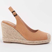 Slingback Espadrille Keilsandalette