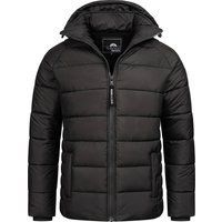 Wattierte Winter Steppjacke mit Kapuze