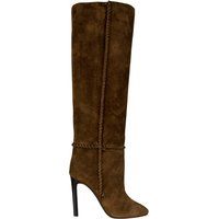Wildleder Kniehohe Stiefel mit Absatz