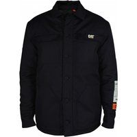 Schwarze Workwear Jacke mit Knopfleiste