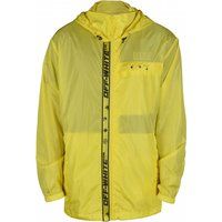 Gelbe Windbreaker Jacke mit Logo-Band