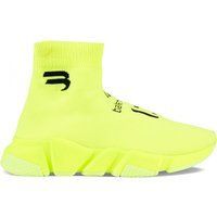 Neongelbe Socken-Sneakers