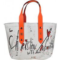 Graffiti-Print Shopper Tote Bag