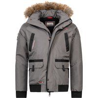 Winterparka für Herren mit Kunstfellbesatz