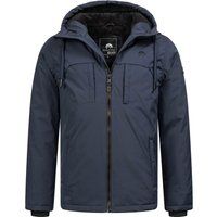 Herren Winterjacke mit Kapuze, Marineblau