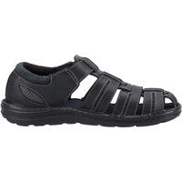 Hush Puppies - Herren Sandalen "Albert", Fischer, Leder (Schwarz)