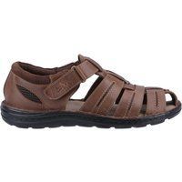 Hush Puppies - Herren Sandalen "Albert", Fischer, Leder (Hellbraun)