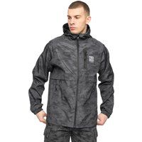 Herren Jacke mit Camouflage-Print und Kapuze