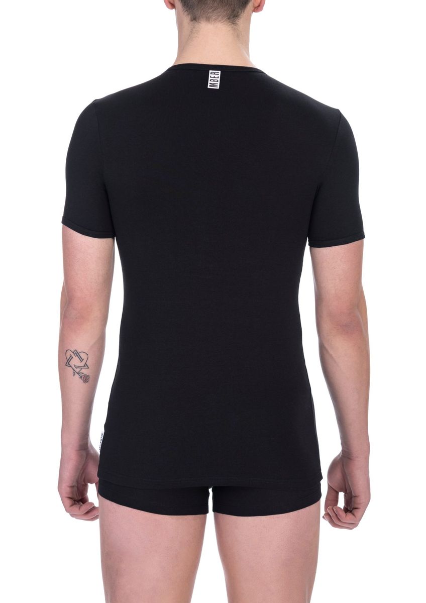 Minimalistisches Slim-Fit Rundhals T-Shirt