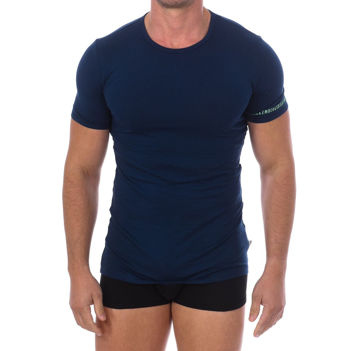 Figurbetontes T-Shirt mit Rundhalsausschnitt
