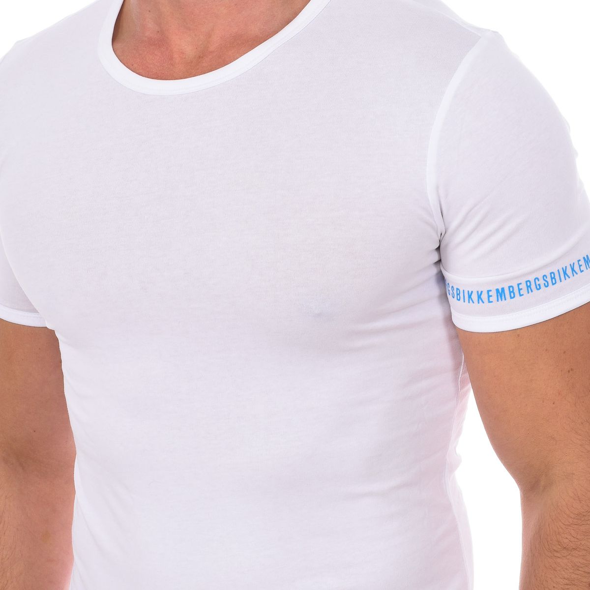 Klassisches Slim-Fit Rundhals-T-Shirt