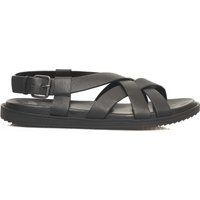 Herren Leder Kreuzriemen Sandalen