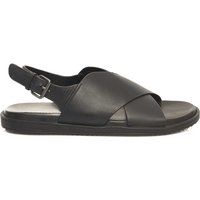 Herren Leder Kreuzriemen Sandalen