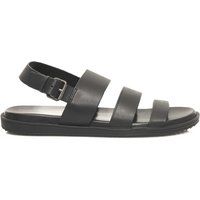 Herren Leder Kreuzriemen Sandalen