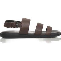 Herren Leder Kreuzriemen Sandalen