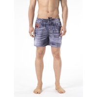 Denim-Print Herren Badehose