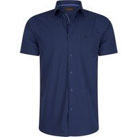 Klassisches marineblaues Kurzarmhemd