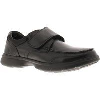 Hush Puppies Hector Leder Herren Schwarz Mokassin Schuhe