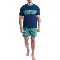 Herren-Pyjama-Set mit kurzen Ärmeln