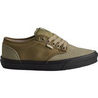 Olivgrüne lässige Low-Top-Sneakers