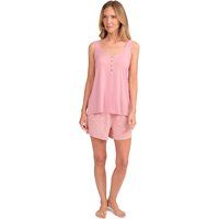 Ärmelloser Damen-Pyjama mit Shorts