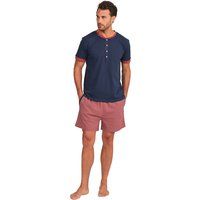 Herren Kurzarm-Pyjama-Set