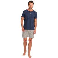 Herren Kurzarm-Pyjama-Set