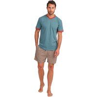 Herren Kurzarm-Pyjama-Set