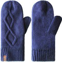 Winterhandschuhe mit Zopfmuster