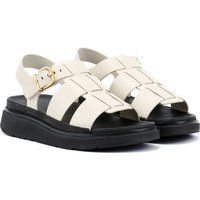 FitFlop GEN-FF Fisherman Damen Sandalen Aus Beige Leder