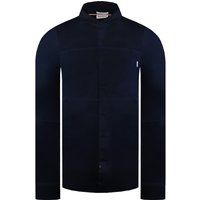 Marineblaues Herren Hemd mit Knopfleiste