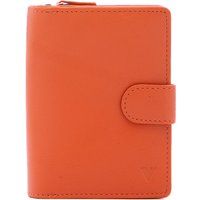 Farbblock-Bifold-Geldbörse aus Leder