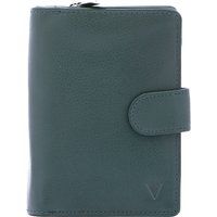 Farbblock-Bifold-Geldbörse aus Leder