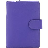 Farbblock-Bifold-Geldbörse aus Leder